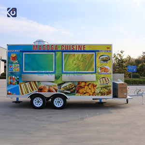 Portable Commercial 13ft Mobile <strong>Food</strong> Trailer Fully Equipped Usa <strong>Fast</strong> <strong>Food</strong> Truck Mobile Restaurant Coffee <strong>Food</strong> Kiosk - Product Image 2