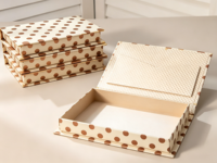 Boîtes d'expédition personnalisées en carton ondulé gris pour cadeaux d'hiver, vêtements de nuit, sous-vêtements, chaussettes et emballages de fourrures - Décoration décontractée pour la maison