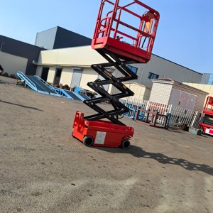Plataforma Elevadora de Tijera Eléctrica de 4 Metros, Antideslizante, Capacidad de 100 kg, Elevador Industrial para Almacenes - Product Image 1