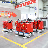 Transformateur triphasé à faible perte de puissance de type sec 100 kVA 200 kVA 500 kVA certifié CE IEC GOST Modèle SCB Cuivre/Aluminium 400 V 480 V