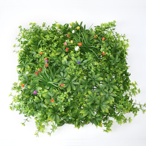 <span class=keywords><strong>Giardino</strong></span> verticale simulato del pannello di parete artificiale con 30mmLength erba fiori e alberi decorativo di vetro PlantWall - Product Image 5
