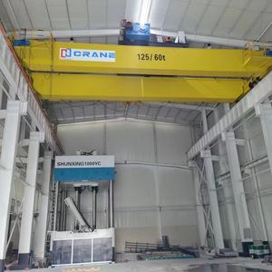 Grúa Puente de Doble Viga Eléctrica con Control Remoto de 5 Toneladas y 7.5m de Envergadura, con Componentes de Motor y Engranajes - Product Image 3