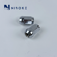 Niboke M14x1.5 HEX 21 Écrou de roue chromé pour Land Rover, Discovery, Range Rover 90942-01058 90942-02049