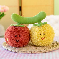 Groothandel 8 Inch Superzacht Pluche Groentespeelgoed Groene Uienradijs Maïs Chili Kool Poppen Simulatie Knuffels