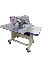 Nouvelle machine à coudre industrielle informatisée automatique à une aiguille, à grande vitesse, programmable, mécanique, à lit plat, avec moteur