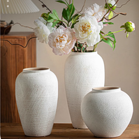 Bol rond, centre de table d'intérieur, porcelaine antique, céramique faite à la main, écologique, luxe léger, vase simple pour la décoration de la maison