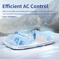 Climatiseur de toit Puremind RV R32 220V 8000Btu 12000Btu, refroidissement et chauffage, camping, camping-car, caravane