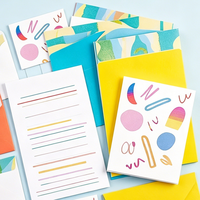 Cartes d'affirmation personnalisées, cartes de vœux OEM ODM, service personnalisé, emballage en feuille d'aluminium, promotion commerciale, cadeau