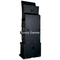 Máquina de Juego Arcade Fury Series Skill Cabinet de 43 Pulgadas con Pantalla Táctil Curva, Personalizada en Negro para Gabinete de Juegos de Diversión