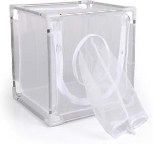 Ultra ince örgü açık böcek teraryum lüks tırtıl gözlem için katlanabilir böcek yetiştirme kafes - Product Image 1