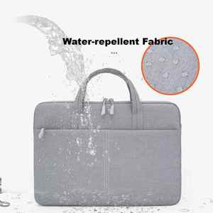 Sacs promotionnels personnalisés avec logo imprimé, imperméables, pour ordinateur portable 14 pouces, avec sangle pour chariot, pour les bureaux et les cadeaux d'entreprise - Product Image 4