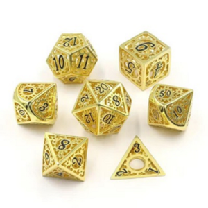 Meilleur prix d'usine ensemble de dés creux <span class=keywords><strong>en</strong></span> argent donjons <span class=keywords><strong>et</strong></span> dragons dés Rpg polyédriques pour jeux de société - Product Image 1