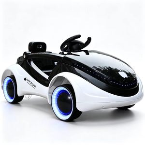 Auto Eléctrico Infantil <span class=keywords><strong>de</strong></span> Ciencia Ficción con 4 Ruedas Luminosas, Control Remoto, Función <span class=keywords><strong>de</strong></span> Balanceo, Recargable, para Niños y Niñas - Product Image 1