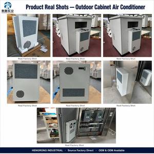 Climatiseur industriel semi-encastré extérieur Hengrong WEA-1000W, R134a, certifié CE, contrôle PLC, refroidissement Hitachi Compr - Product Image 2