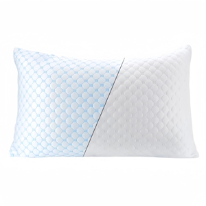 Almohadas de enfriamiento de Venta caliente para dormir, almohadas de espuma de memoria trituradas ajustables con dos lados fríos y cálidos - Product Image 2