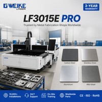 Máquina de Corte Láser de Fibra para Chapa Metálica Gweike LF3015E PRO 3015