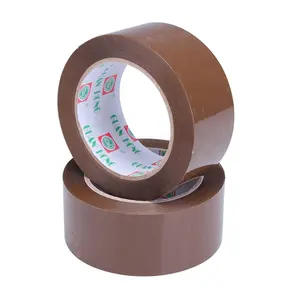 40mic 45mic Brown Tan Color Bopp Opp Self Adhesive Packing Tape Carton Box Sealing Tape