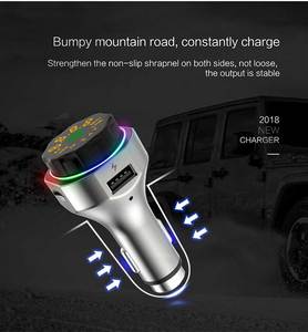 Transmisor FM para Auto AP06, Portátil, Totalmente Metálico, BT 5.4, Cargador USB Dual, Luz de Anillo RGB, Llamadas Manos Libres, Reproductor <span class=keywords><strong>MP3</strong></span> con Ranura para Tarjeta TF y Disco U, 12V, 1 Año de Garantía - Product Image 3