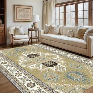 سجاد صلاة بتصميم فارسي كلاسيكي قابل للغسل بطباعة رقمية، سجاد لغرفة المعيشة وطاولة القهوة وغرفة النوم المنزلية - Product Image 2