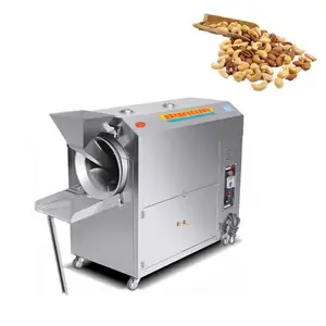 Nhà máy sản xuất bán buôn điện Nut Máy rang 50kg công nghiệp màu xanh lá cây hạt cà phê rang xay 10kg với giá nhà máy