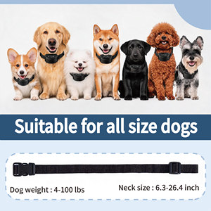 Collar de Adiestramiento para Perros con Vibración Recargable, Anti-Ladridos, de Nailon Azul Perpetuo - Product Image 2