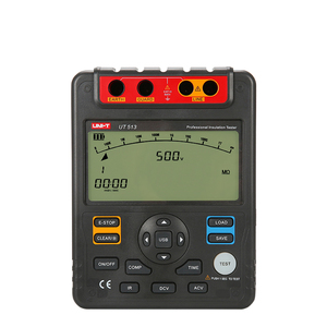 UNI-T UT513 Medidor de Resistencia de Aislamiento AC/DC USB con Registro y Análisis de Parámetros PIDAR, Digital, 1M~1000G, <1.8mA, A131 - Product Image 1