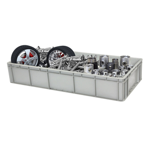 800*400*340mm Stacking Warehouse storage crate plastic turnover box for auto parts