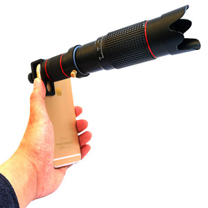 Trípode para Cámara de Teléfono Inteligente, Lente Telescópica Móvil con <span class=keywords><strong>Zoom</strong></span> Óptico de 36X, Color Negro, con Bolsa Portátil - Product Image 1