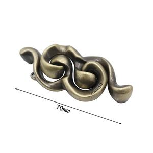 HY7 desbloqueo Kongming inteligente Luban para bloqueo rompecabezas Zinc Metal nueve Anillos vinculados juguete educativo para niños - Product Image 2