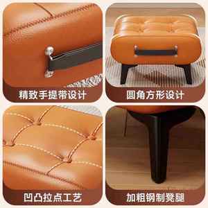 Tabouret à chaussures pour porte d'<span class=keywords><strong>entrée</strong></span>, tabouret de luxe léger, tabouret de canapé, repose-pieds, tabouret pour enfiler les chaussures à l'<span class=keywords><strong>entrée</strong></span> - Product Image 4