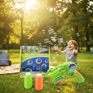 SPACE <b>GUN</b> <b>Bubble</b> <b>Machine</b> with Light 18PC/CS Model LY009 - Product Image 3
