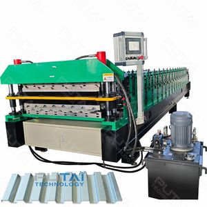 Putai 더블 레이어 골판지 사다리꼴 아연 지붕 시트 만들기 기계 타일 루핑 콜드 롤 성형 기계 - Product Image 1