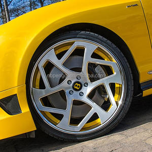 Rueda de color personalizado con cara cepillada y borde pulido, que reduce la vibración al conducir, con tapa personalizada para <span class=keywords><strong>Continental</strong></span>/AMG S <span class=keywords><strong>63</strong></span>/DB11/Roma Spider - Product Image 2