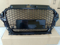 Grille de capot nid d'abeille RS3 avec cadre inférieur pour A3 8V 2013 2014 2015 2016 – Expédition rapide – Amélioration de la calandre avant