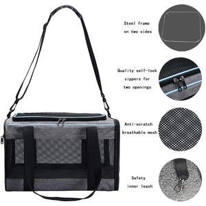 Defender OEM/OEM sac de transport pour animaux de compagnie Offre Spéciale grands porte-animaux de compagnie produits de voyage Cages pour animaux de compagnie, supports approuvés par la compagnie aérienne - Product Image 6