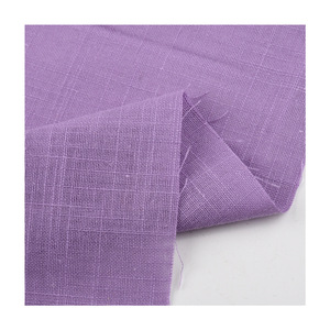 Cotton Poplin <b>Fabric</b> 100GSM Plain Dyed Slub Woven Breathable Apparel Skirts Material <b>Medium</b> Weight Combed Yarn - Product Image 4