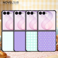 Nouvelle coque de téléphone en TPU 2D par sublimation pour Samsung Galaxy Z Flip 8 Z Fold 8, insert en aluminium vierge, impression personnalisée DIY, coque pliable