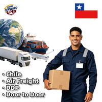 Agente de Envíos de Alibaba-express China Chile Santiago, Transitario DDP, Carga Aérea Puerta a Puerta, Precio Fijo, Sin Tarifas Adicionales