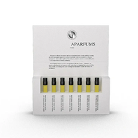 Custom Perfume Glass Sample Box 3 ml 5 ml 10 ml Gift Trial Parfum Sample Box Glass Test Tube Small Business Perfume Box