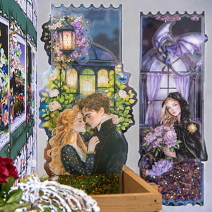 Adesivo PET Pack giardino <span class=keywords><strong>sotto</strong></span> le <span class=keywords><strong>stelle</strong></span> serie per decorazione di festa <span class=keywords><strong>e</strong></span> giardino paesaggio tema adesivo Base - Product Image 2