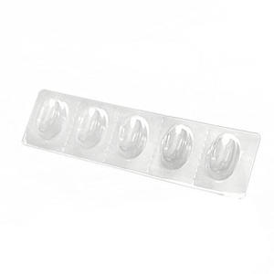 Capsules de pilules en plastique, 100 pièces, plateau d'emballage de Blister, matériel vierge personnalisé - Product Image 4