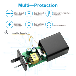 Adaptateur secteur certifié SAA RCM <span class=keywords><strong>5</strong></span> <span class=keywords><strong>volts</strong></span> <span class=keywords><strong>2</strong></span> <span class=keywords><strong>ampères</strong></span>, prise AU, <span class=keywords><strong>chargeur</strong></span> mural USB 5V 1A 1.5A 2A pour oreiller chauffant - Product Image 4