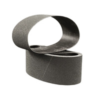 Bande abrasive pour polissage du verre, grain 120/80, carbure de silicium, dureté moyenne, OEM