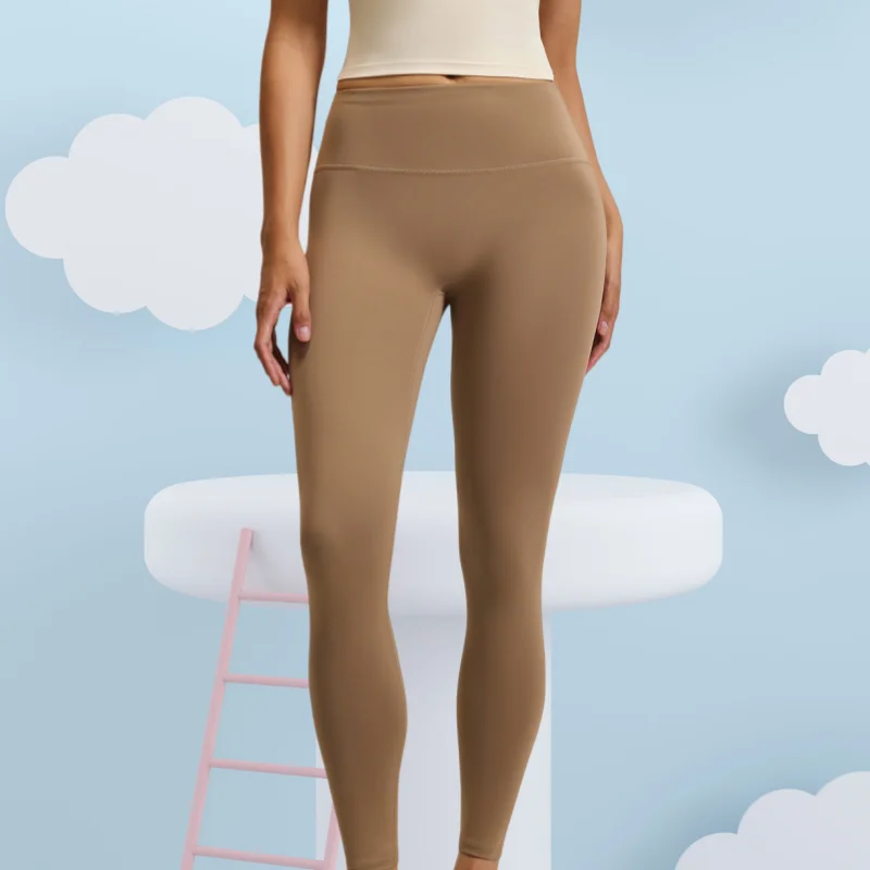 Custom High Waist Yoga Leggings Tummy Control Butt Lifting 4 Way Stretch Breathable Gym Pilates Pants for Women