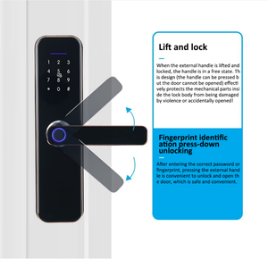 Không thấm nước tuya Wi-Fi Khóa cửa vân tay cửa xử lý khóa điện tử ổ khóa thông minh cho nhà thông minh - Product Image 5