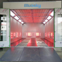 Stand de pulvérisation de peinture gonflable, tente Portable pour Garage électrique, sexy, bleu