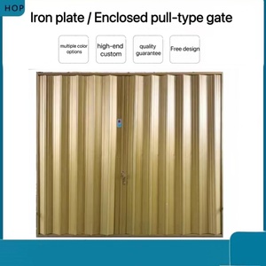 Puerta Corredera de Diseño Moderno, Estilo Simple de Hierro, Antirrobo - Product Image 2