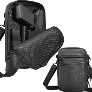 Sac à arme portable, holster tactique, sac bandoulière multifonctionnel pour l'extérieur avec poche zippée, unisexe, couleur unie - Product Image 1
