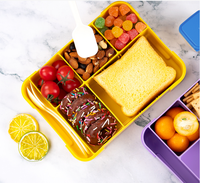 Boîte à lunch pour adultes Boîte à bento Boîtes à lunch étanches pour enfants Réutilisable On-the-Go Boîte à lunch saine pour la famille