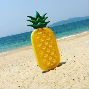 Grand flotteur de piscine gonflable en PVC <span class=keywords><strong>vert</strong></span> de 5 pieds en forme d'ananas pour piscine - Product Image 6